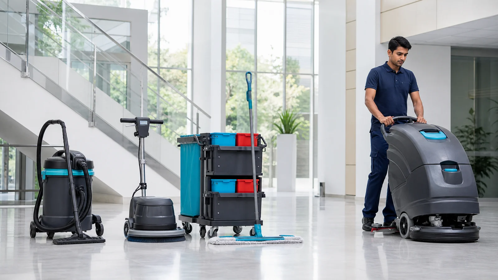 Mechanized cleaning equipment